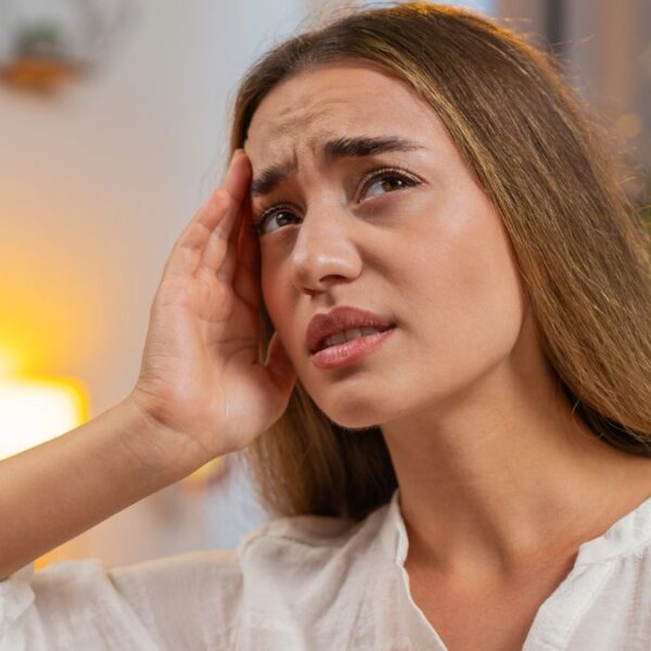 woman with a headache 2