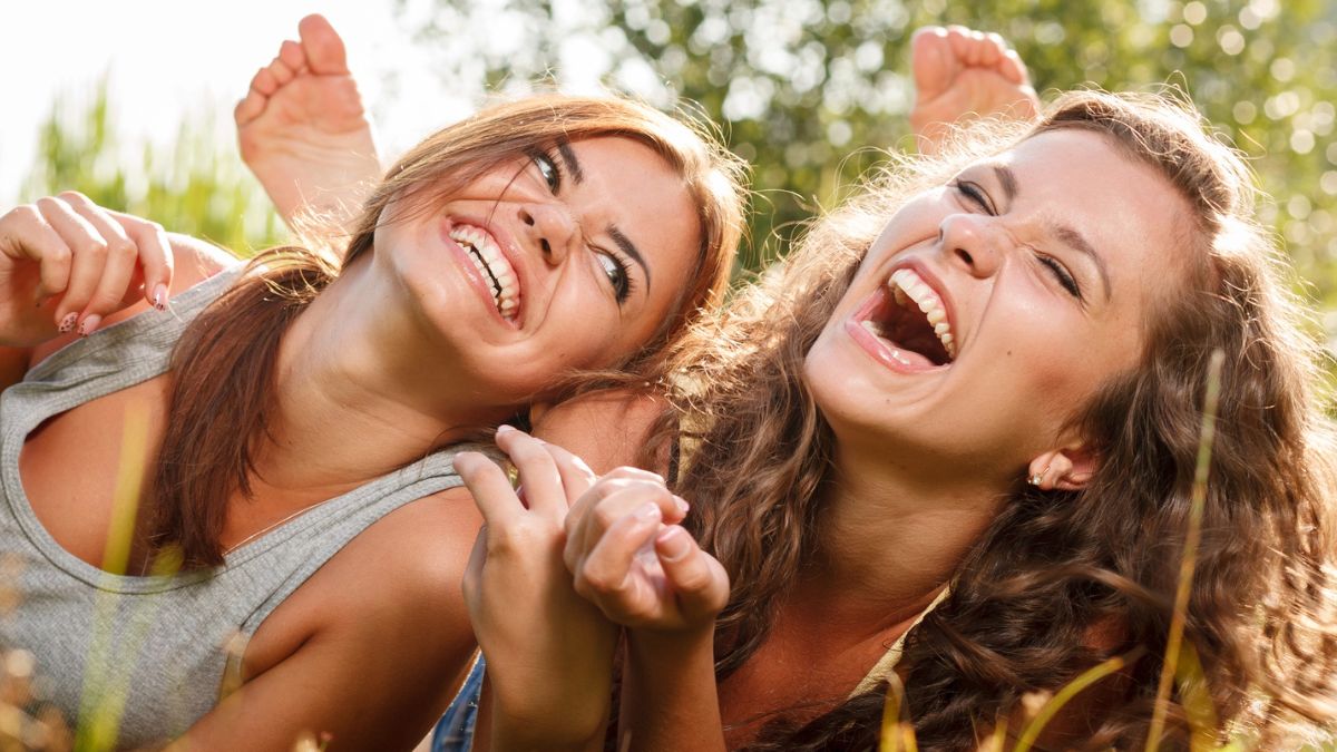 friends laughing