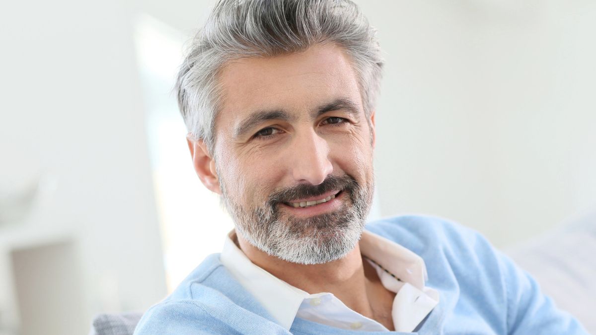 man reading a book