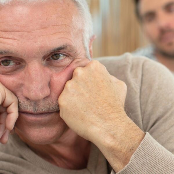 man worried