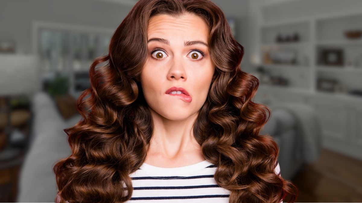 woman biting her lip