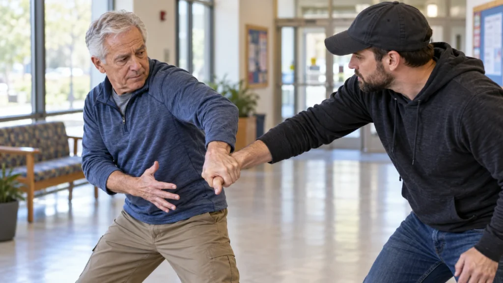 5 Simple Self-Defense Moves Anyone Over 60 Can Learn The Wrist Release Can Help You Get Away From a Grab
