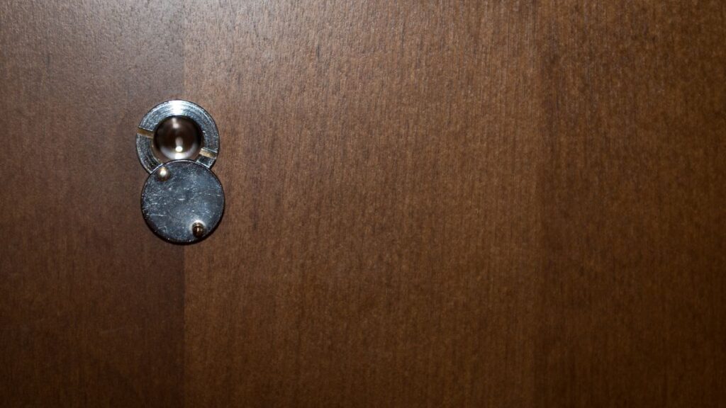 Low-Cost Ways to Make Your Home More Secure When You Live Alone Door Viewer