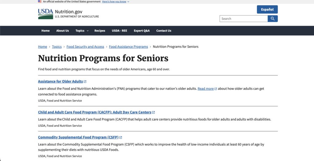 15 Government Benefits for Older Adults That Often Go Unclaimed Senior Nutrition Programs